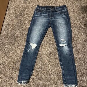 Buckle black skinny jeans fit 75 size 27 x 30